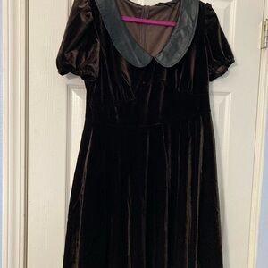 Brown Velvet KILLSTAR Dress